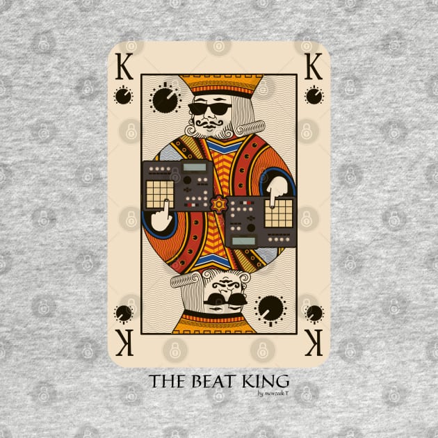 Beatmaker King Card for Music Producer and Dj by Mewzeek_T